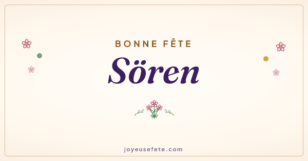 Image « Bonne fête Sören » au format large