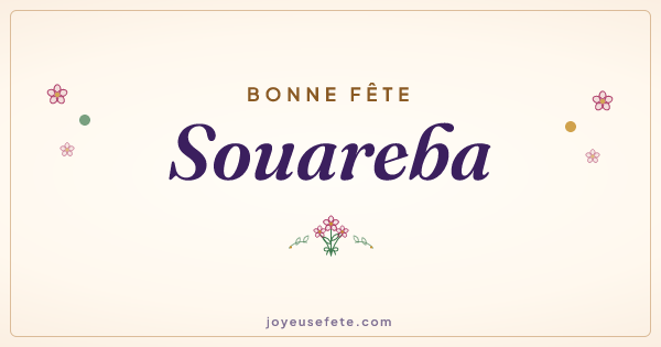 Image « Bonne fête Souareba » au format large