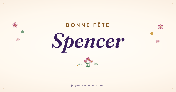 Image « Bonne fête Spencer » au format large