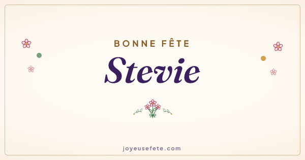 Image « Bonne fête Stevie » au format large
