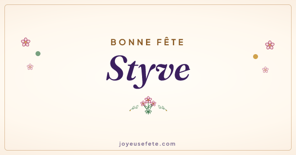 Image « Bonne fête Styve » au format large