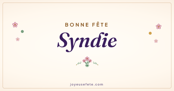 Image « Bonne fête Syndie » au format large