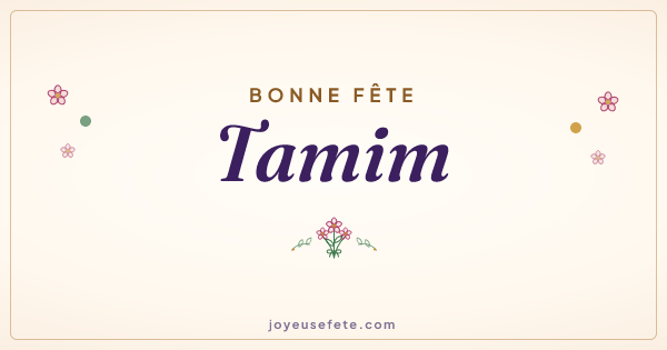 Image « Bonne fête Tamim » au format large
