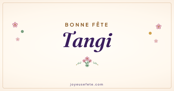 Image « Bonne fête Tangi » au format large