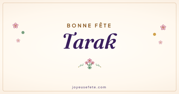 Image « Bonne fête Tarak » au format large