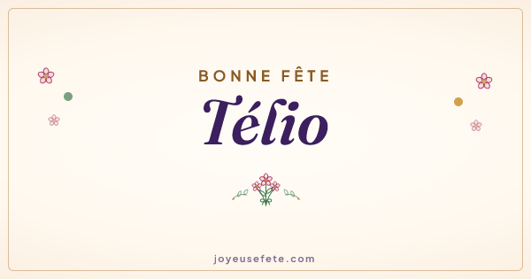 Image « Bonne fête Télio » au format large