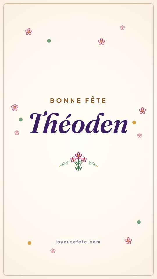 Image « Bonne fête Théoden » au format story