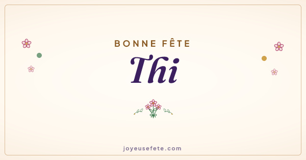 Image « Bonne fête Thi » au format large