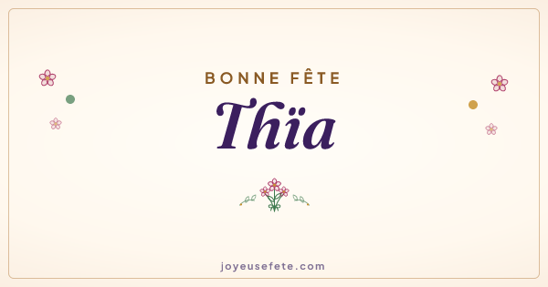 Image « Bonne fête Thïa » au format large