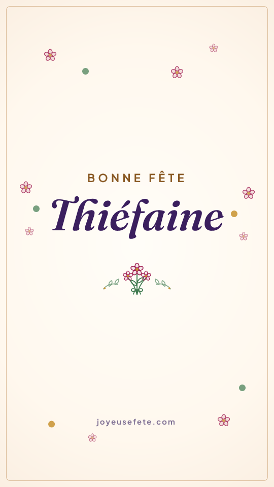 Image « Bonne fête Thiéfaine » au format story