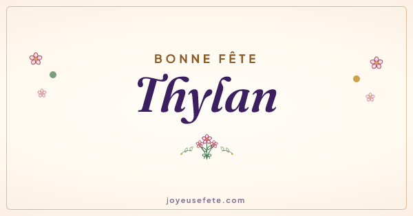 Image « Bonne fête Thylan » au format large
