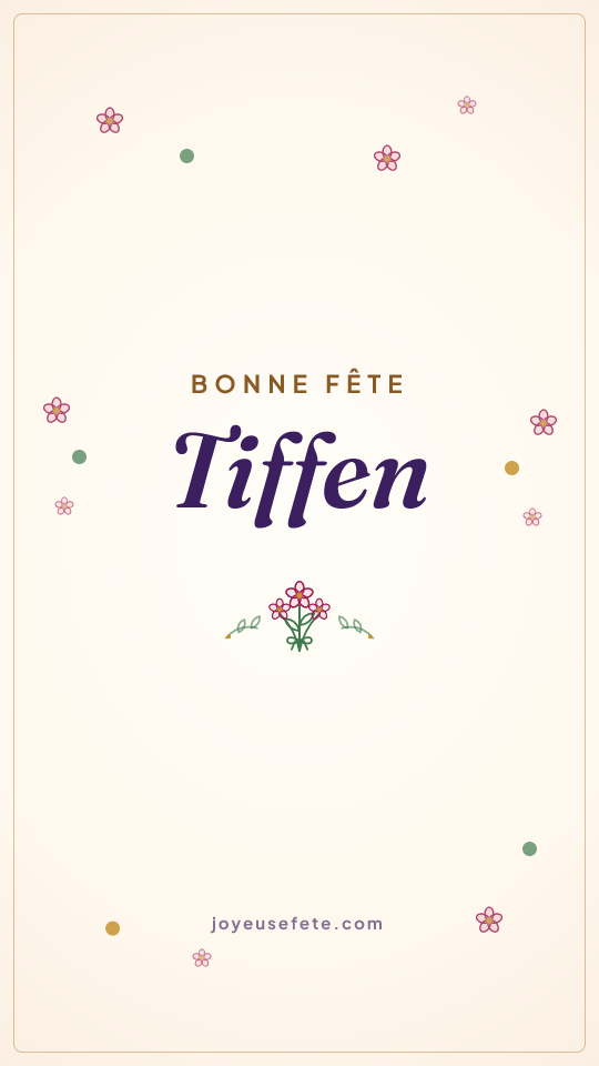 Image « Bonne fête Tiffen » au format story