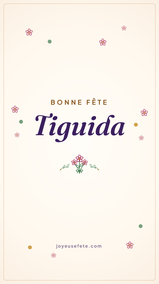 Image « Bonne fête Tiguida » au format story