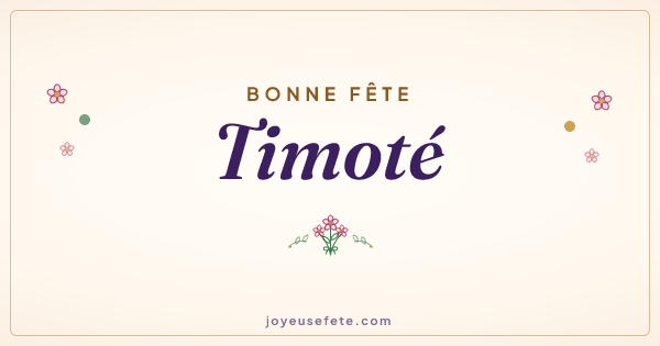 Image « Bonne fête Timoté » au format large