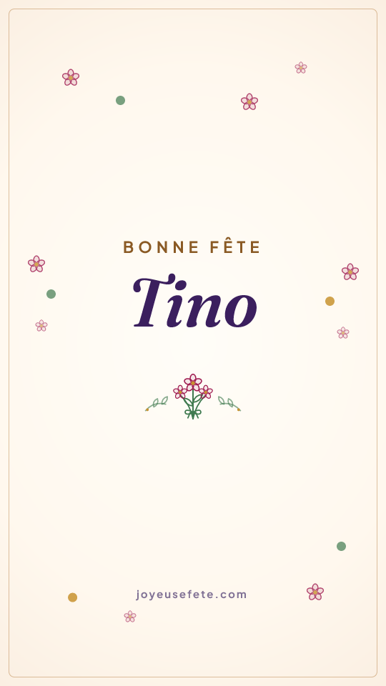 Image « Bonne fête Tino » au format story