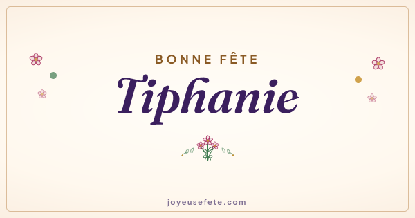 Image « Bonne fête Tiphanie » au format large
