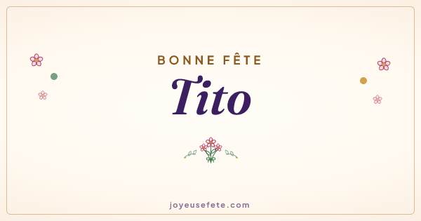 Image « Bonne fête Tito » au format large