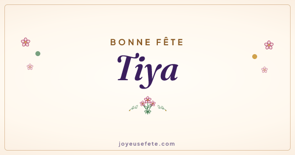 Image « Bonne fête Tiya » au format large