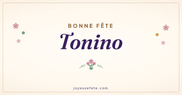 Image « Bonne fête Tonino » au format large