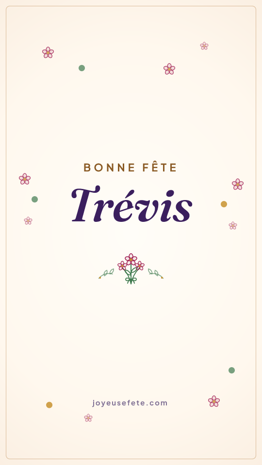 Image « Bonne fête Trévis » au format story