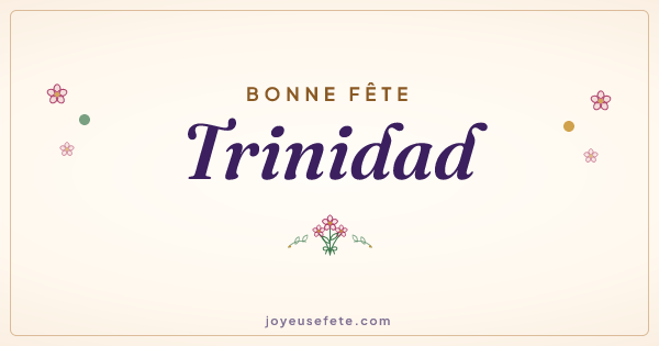 Image « Bonne fête Trinidad » au format large