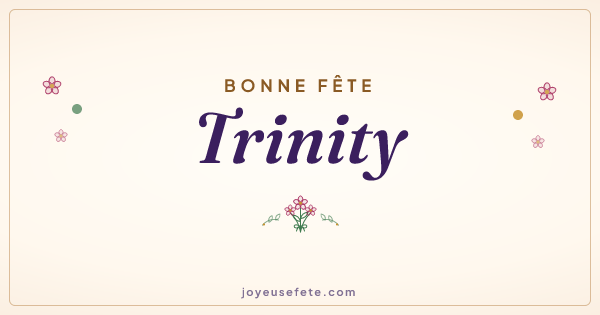 Image « Bonne fête Trinity » au format large