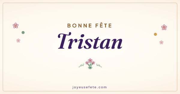 Image « Bonne fête Tristan » au format large