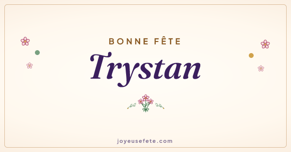 Image « Bonne fête Trystan » au format large