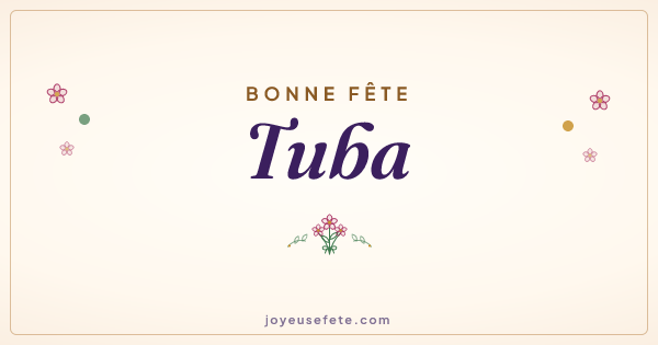 Image « Bonne fête Tuba » au format large