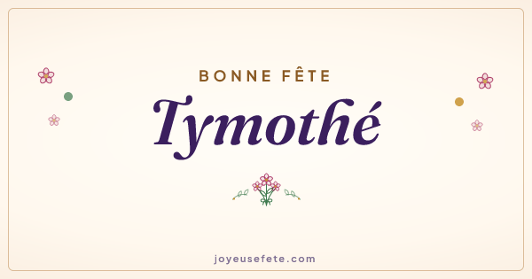 Image « Bonne fête Tymothé » au format large