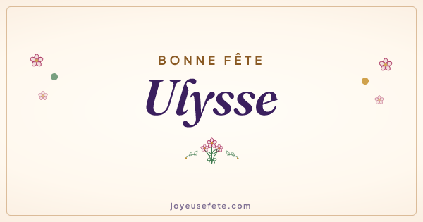 Image « Bonne fête Ulysse » au format large