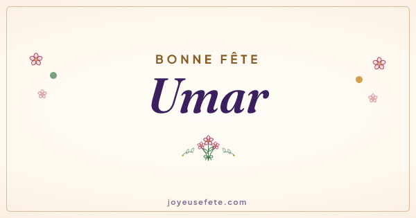 Image « Bonne fête Umar » au format large