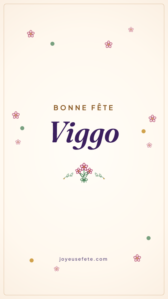 Image « Bonne fête Viggo » au format story