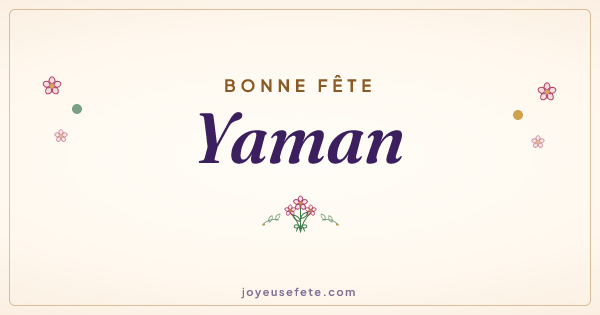 Image « Bonne fête Yaman » au format large
