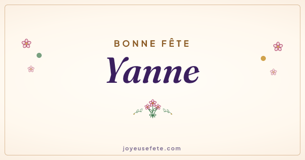 Image « Bonne fête Yanne » au format large