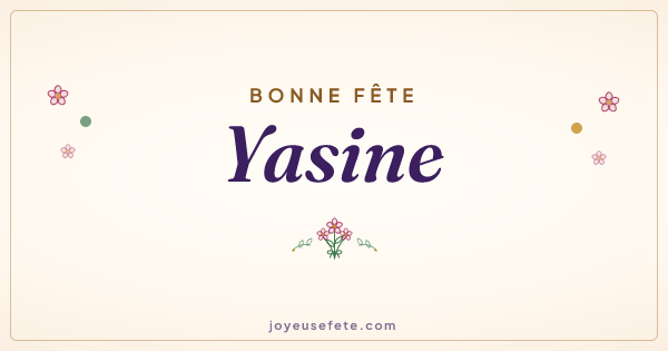 Image « Bonne fête Yasine » au format large