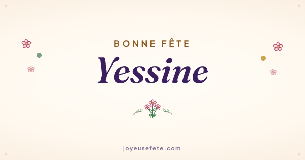 Image « Bonne fête Yessine » au format large