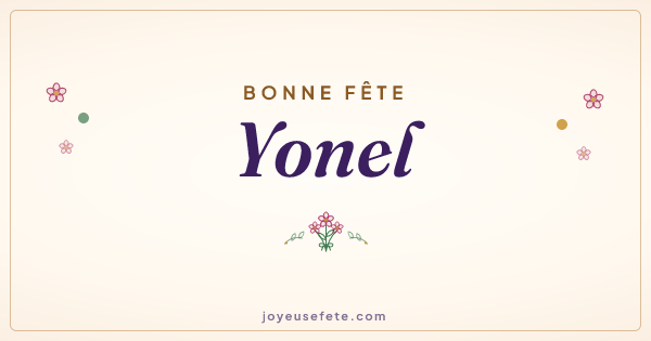 Image « Bonne fête Yonel » au format large