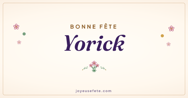 Image « Bonne fête Yorick » au format large