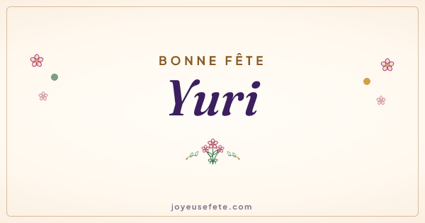 Image « Bonne fête Yuri » au format large