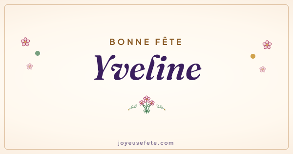 Image « Bonne fête Yveline » au format large