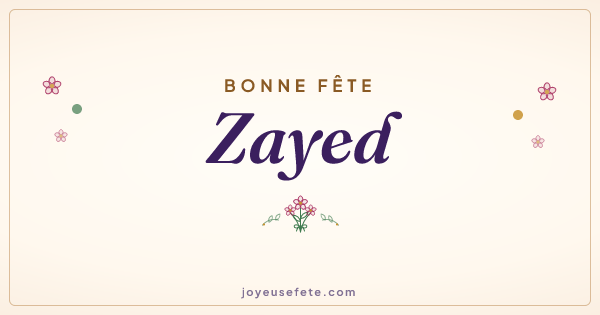 Image « Bonne fête Zayed » au format large