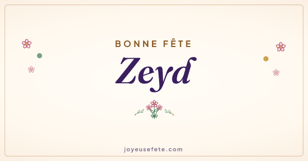 Image « Bonne fête Zeyd » au format large