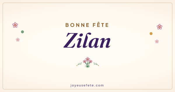 Image « Bonne fête Zilan » au format large