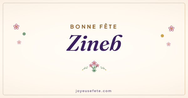 Image « Bonne fête Zineb » au format large