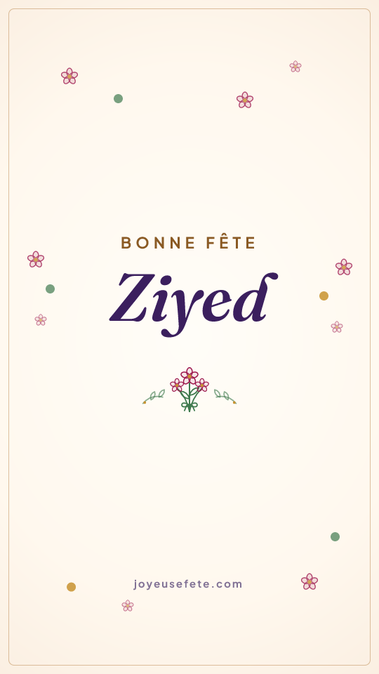 Image « Bonne fête Ziyed » au format story