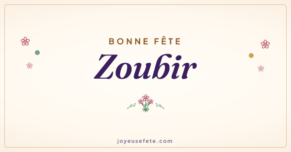 Image « Bonne fête Zoubir » au format large