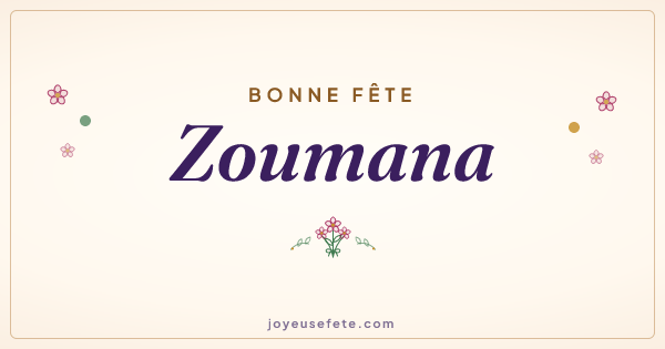 Image « Bonne fête Zoumana » au format large
