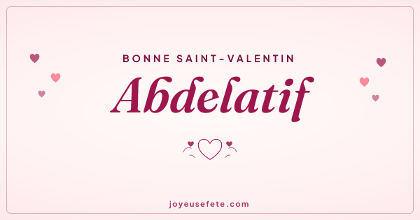Image « Bonne Saint-Valentin Abdelatif » au format large