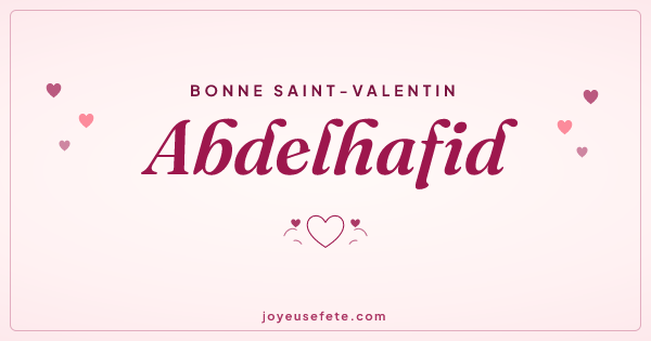 Image « Bonne Saint-Valentin Abdelhafid » au format large